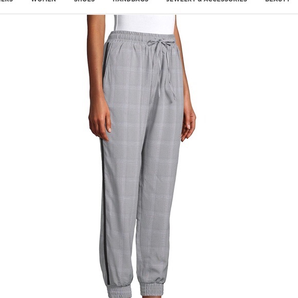 Walter Baker Pants - PLAID JOGGERS by Walter Baker